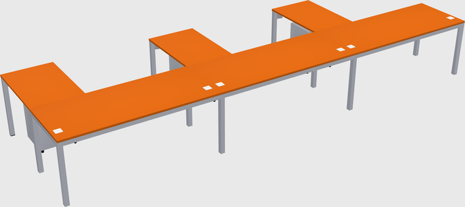 L-shaped desk