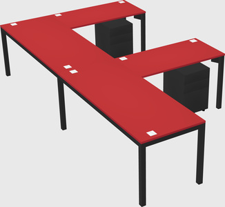 L-shaped desk