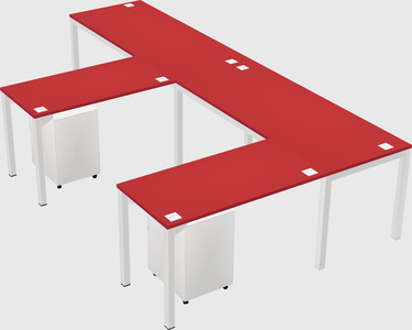 L-shaped desk