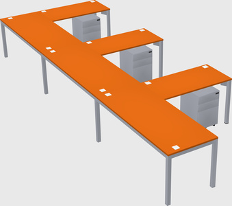 L-shaped desk