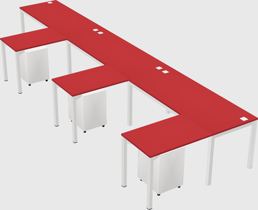 L-shaped desk