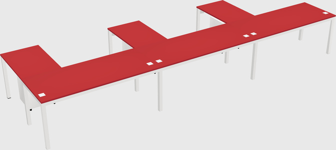 L-shaped desk