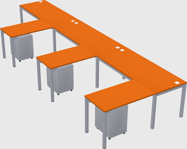 L-shaped desk