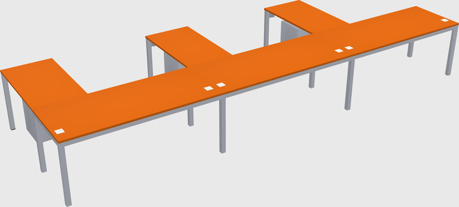 L-shaped desk