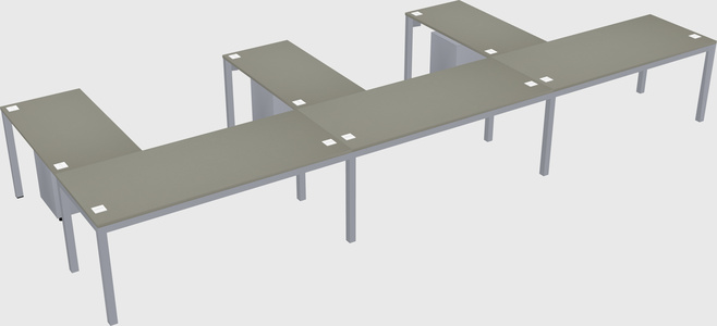L-shaped desk