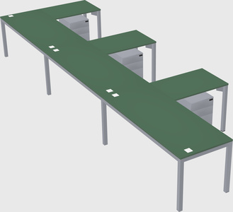 L-shaped desk