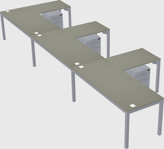 L-shaped desk