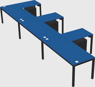 L-shaped desk