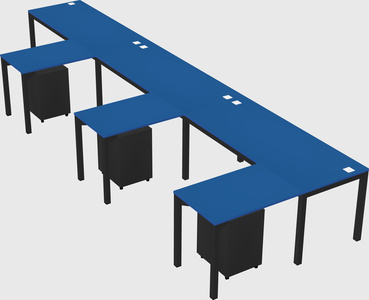 L-shaped desk