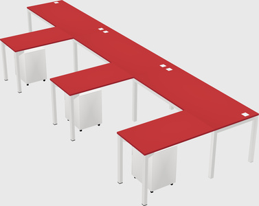L-shaped desk
