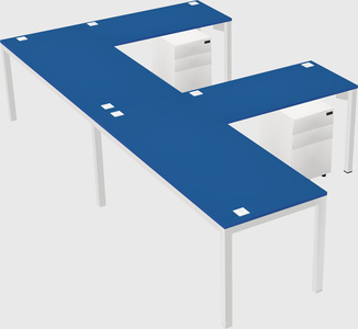 L-shaped desk