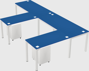 L-shaped desk