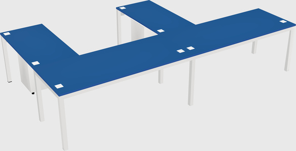 L-shaped desk