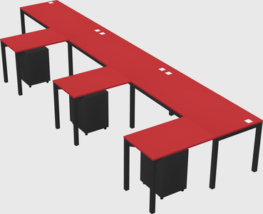 L-shaped desk
