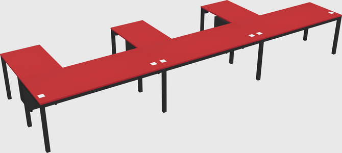 L-shaped desk
