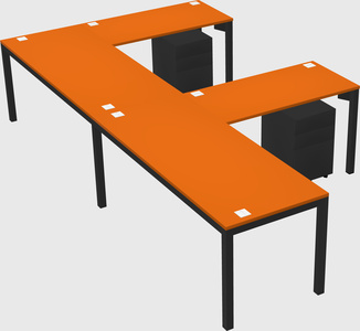 L-shaped desk