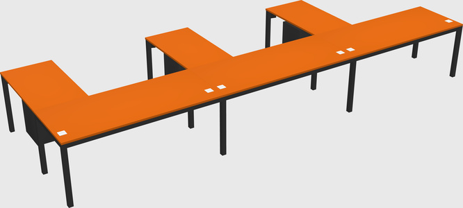 L-shaped desk