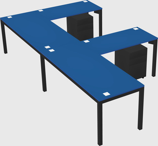 L-shaped desk