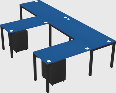 L-shaped desk