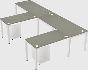 L-shaped desk