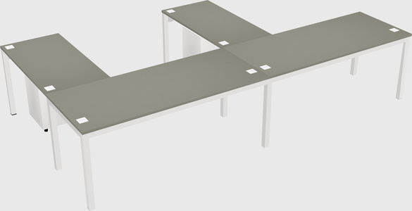 L-shaped desk