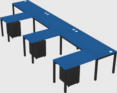 L-shaped desk