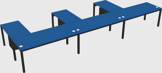 L-shaped desk