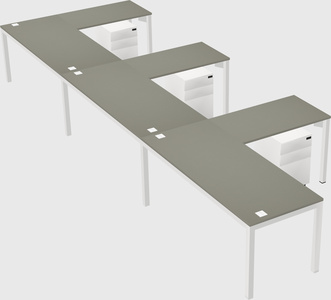 L-shaped desk