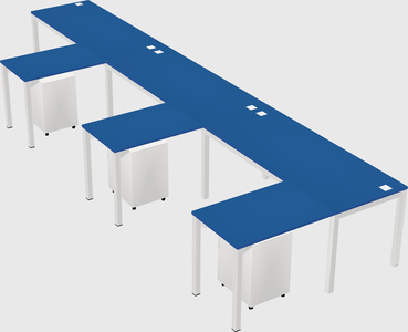 L-shaped desk