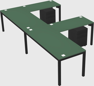L-shaped desk