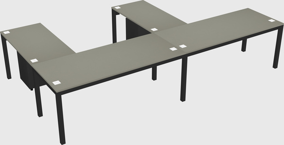 L-shaped desk