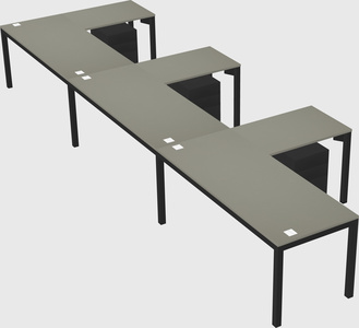 L-shaped desk