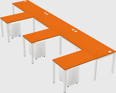 L-shaped desk