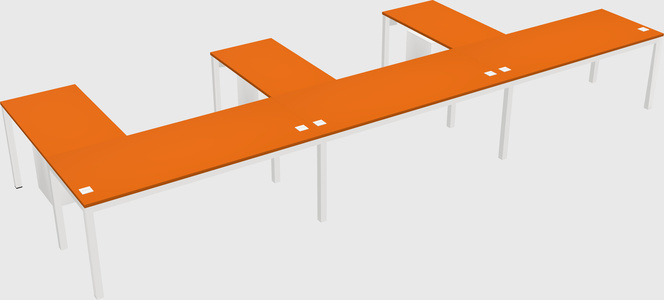 L-shaped desk