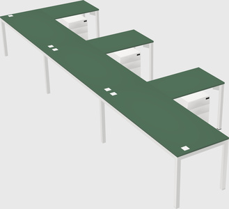 L-shaped desk