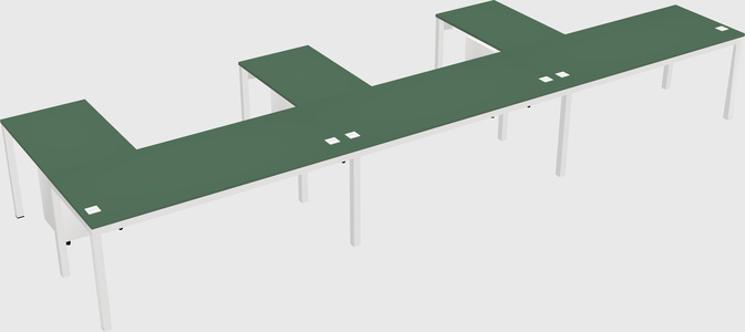 L-shaped desk