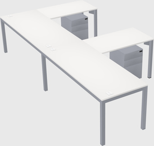 L-shaped desk