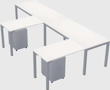 L-shaped desk