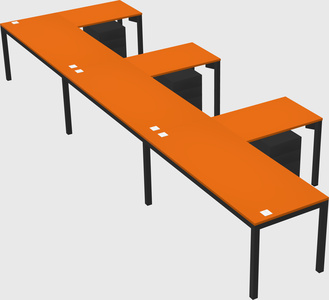 L-shaped desk