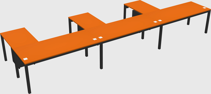 L-shaped desk