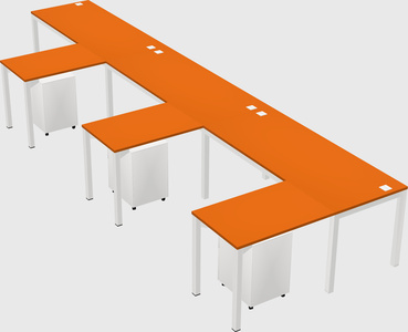 L-shaped desk