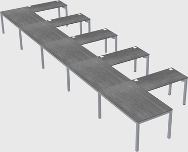 L-shaped desk