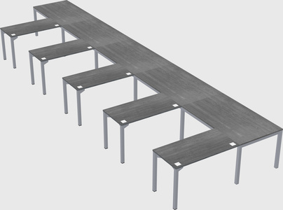L-shaped desk