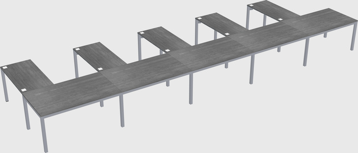 L-shaped desk