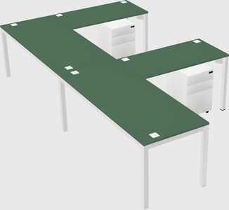 L-shaped desk