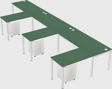 L-shaped desk