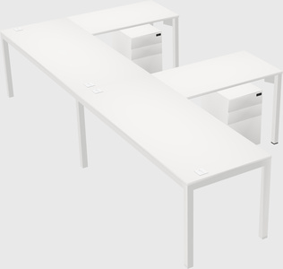 L-shaped desk