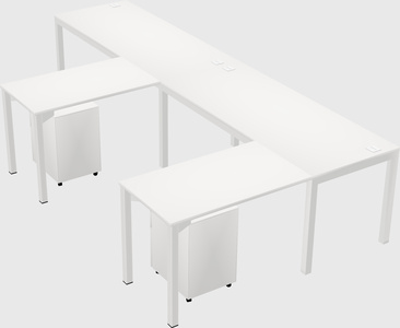 L-shaped desk