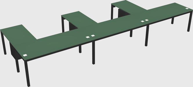 L-shaped desk