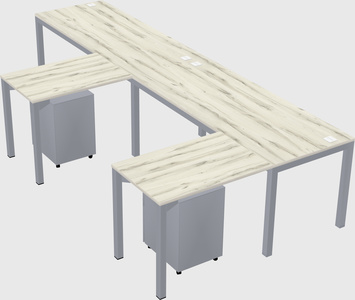 L-shaped desk